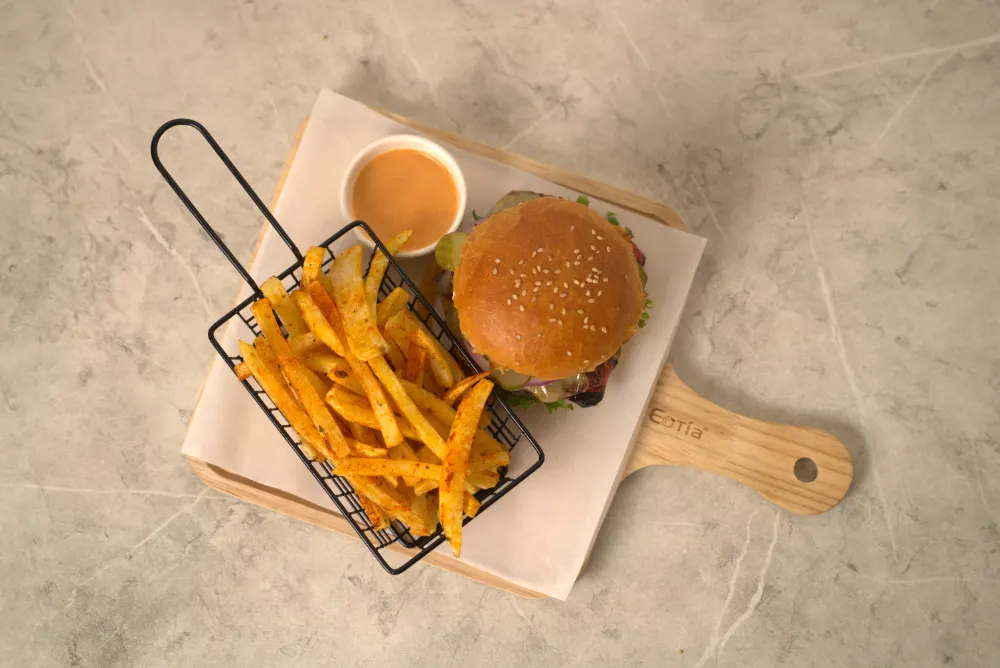 Grilled Chicken Cheese Burger